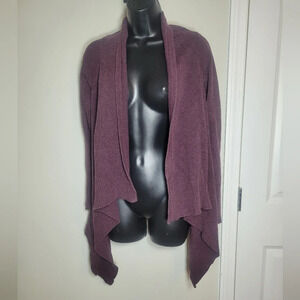 Mossimo Wool/Cotton Blend Waterfall Openfront Cardigan sz S